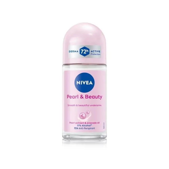 NIVEA Women Pearl & Beauty Antiperspirant 72h - 50ml (1 Roll-on)