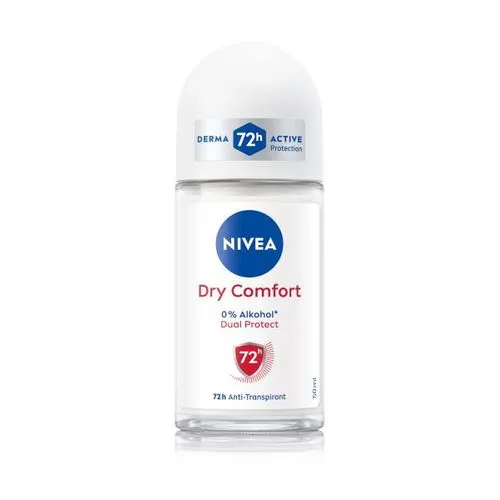 NIVEA Women Dry Comfort Roll-on, 72h- 50ml (Pack Of 3)